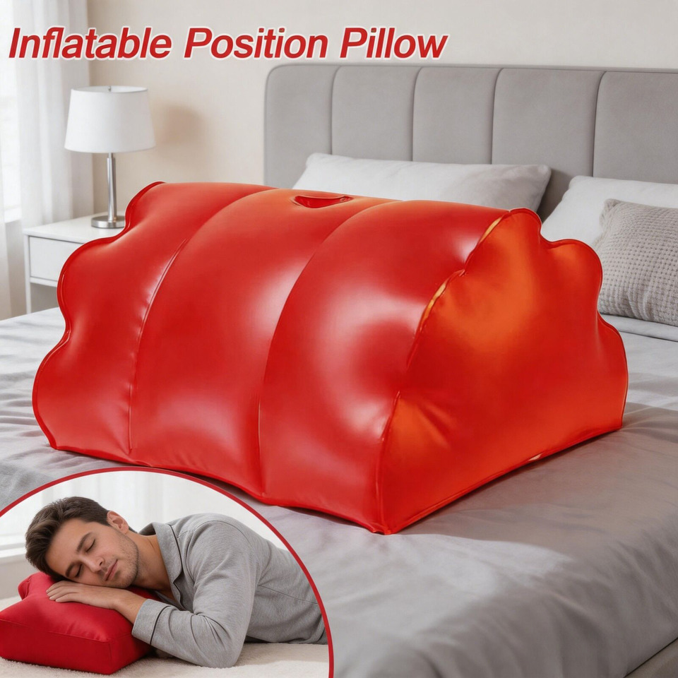 Bolster Cushion Round - PU Deri Şişme Yastık Yarım Ay