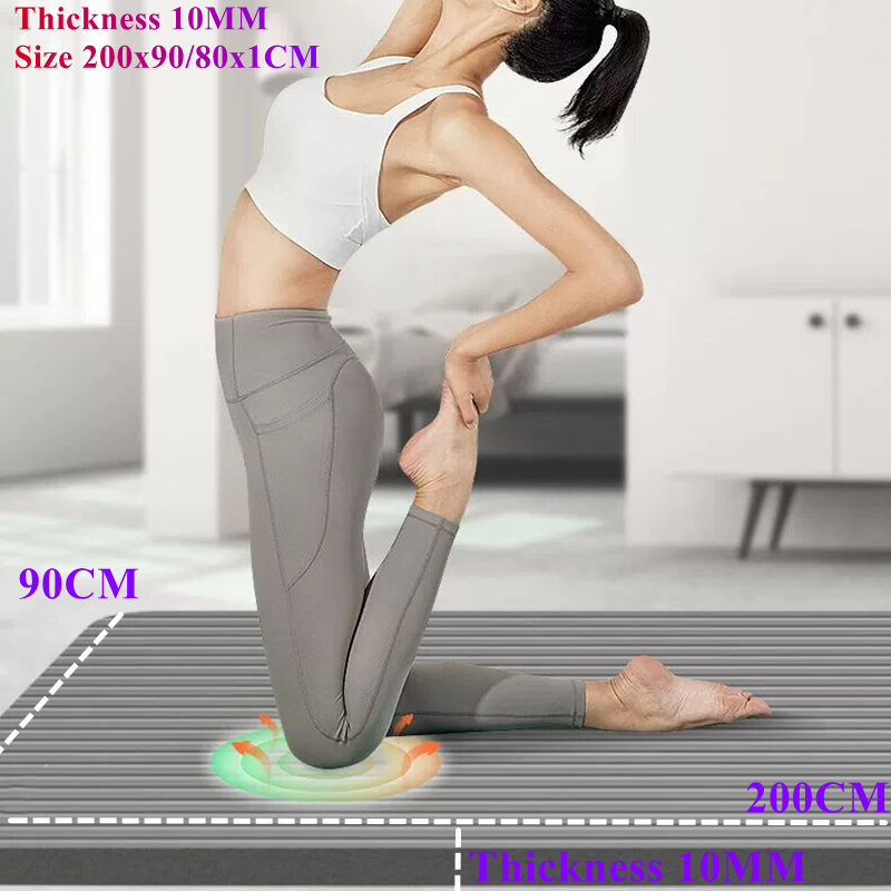 Pilates Yoga For Beginners - 2000 × 900mm Kalın Yoga Kaymaz