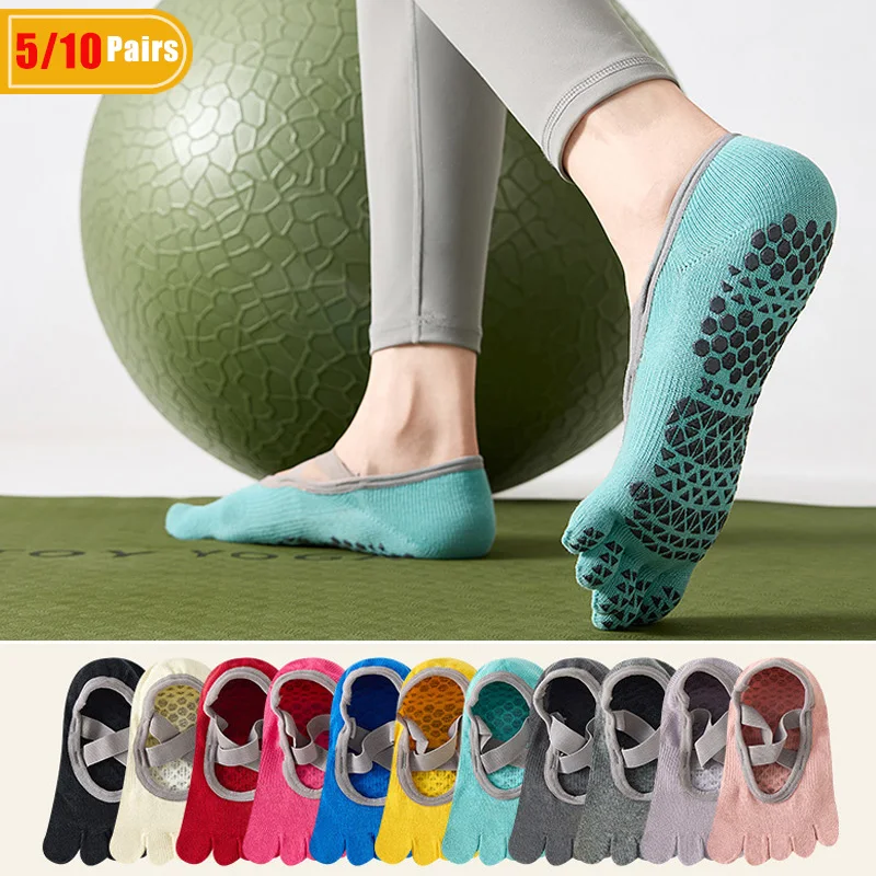 Pilates With Yoga - 5/10 çift kadın pamuklu Yoga beş