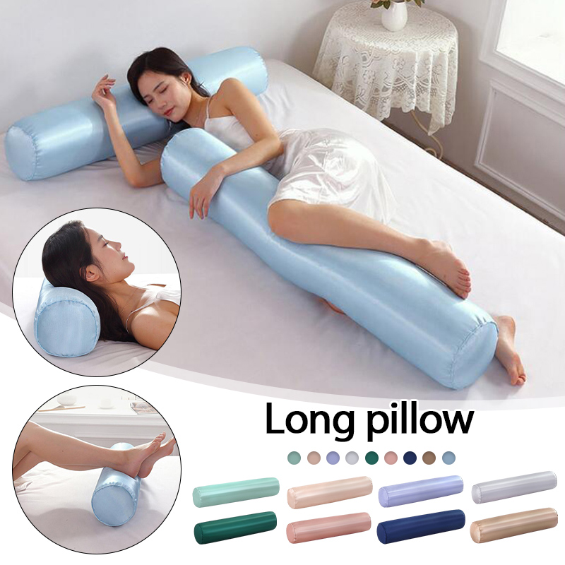 Bolster Cushion Round - 100cm servikal boyun rulo buz ipek