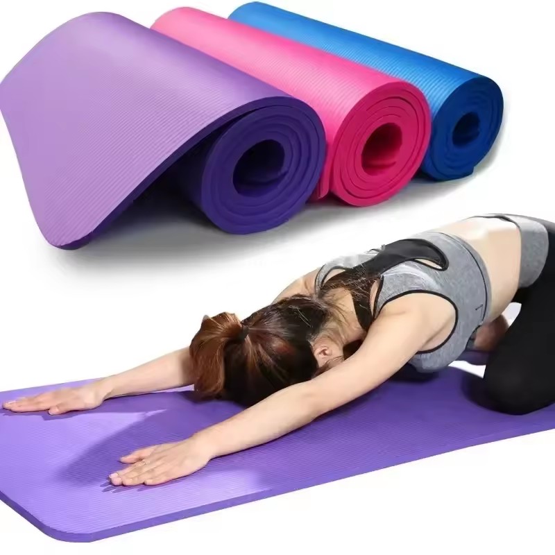 Pilates Yoga For Beginners - 1CM Kalınlığında Yoga Matı Kaymaz Spor