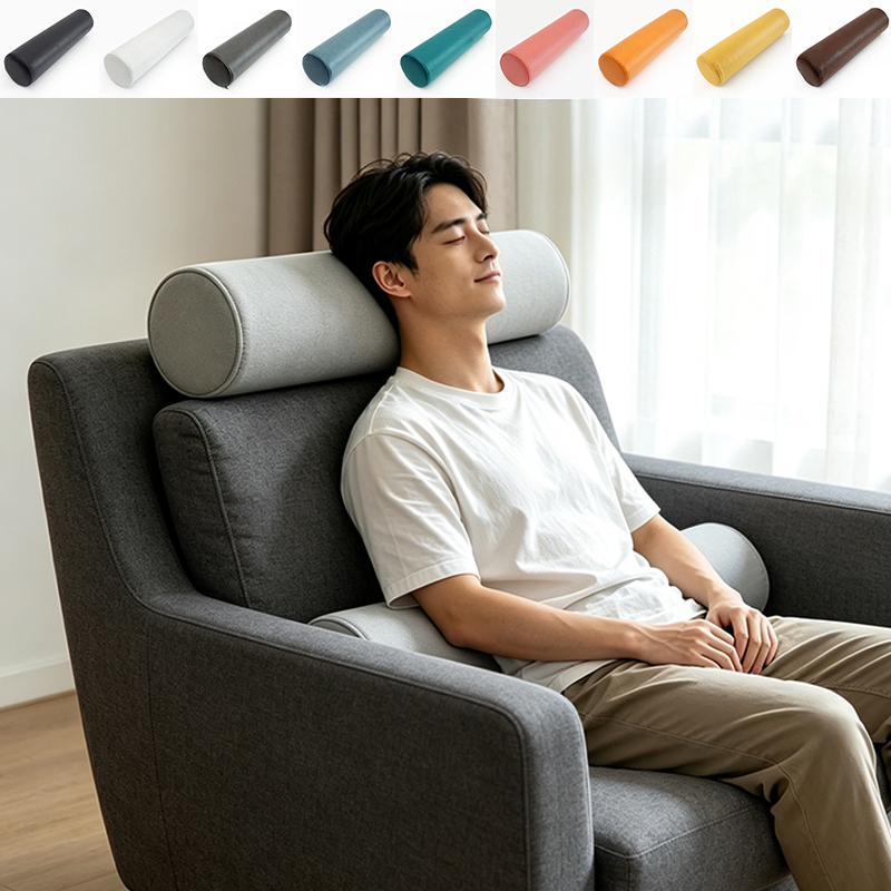 Bolster Cushion Round - Büyük Çok Amaçlı Silindir Boyun Yastığı