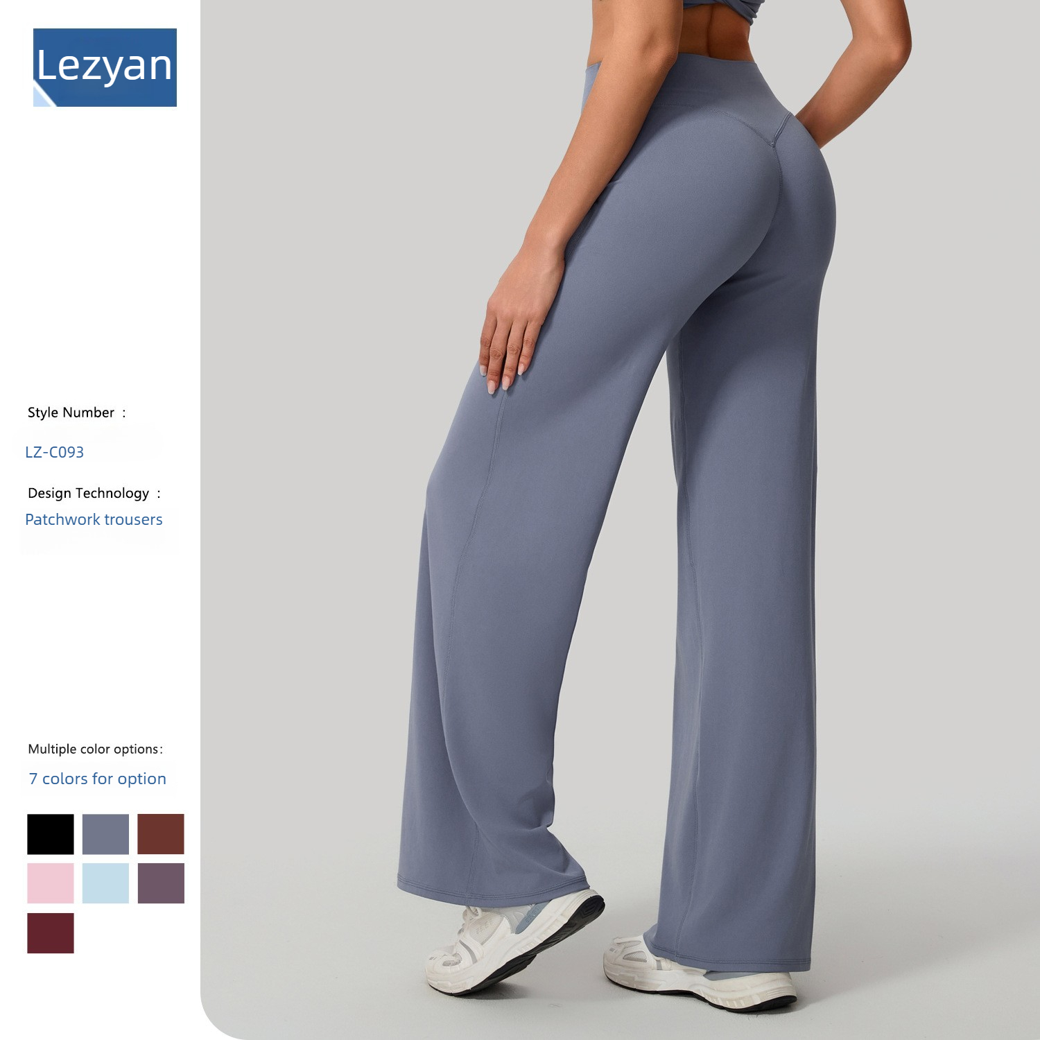 Pilates In Yoga Pants - Lezyan Gevşek Yumuşak Yoga Geniş Bacak