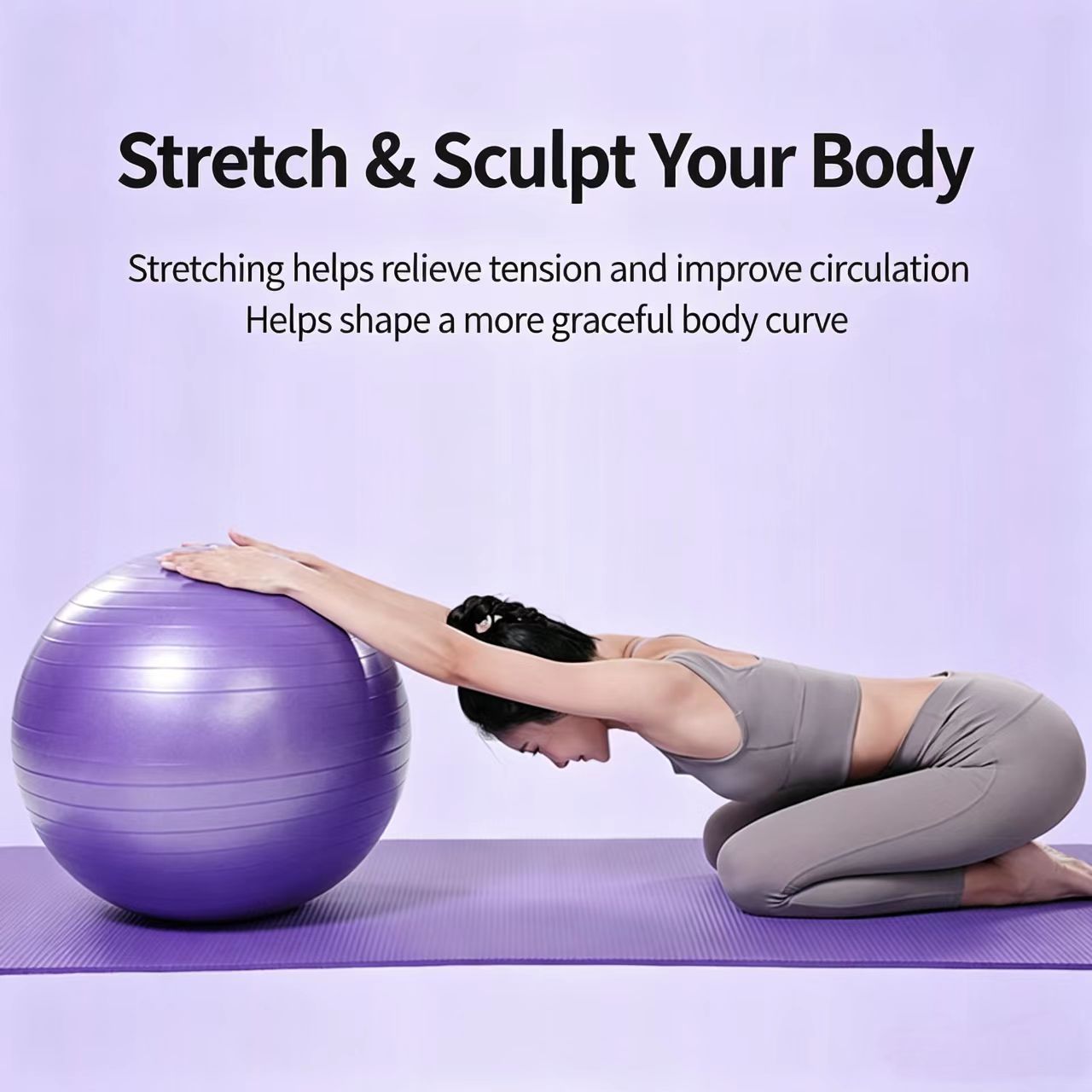 Kalınlaştırılmış PVC Yoga Topu - Pilates Yoga Pregnancy incelemesi ve fiyatı