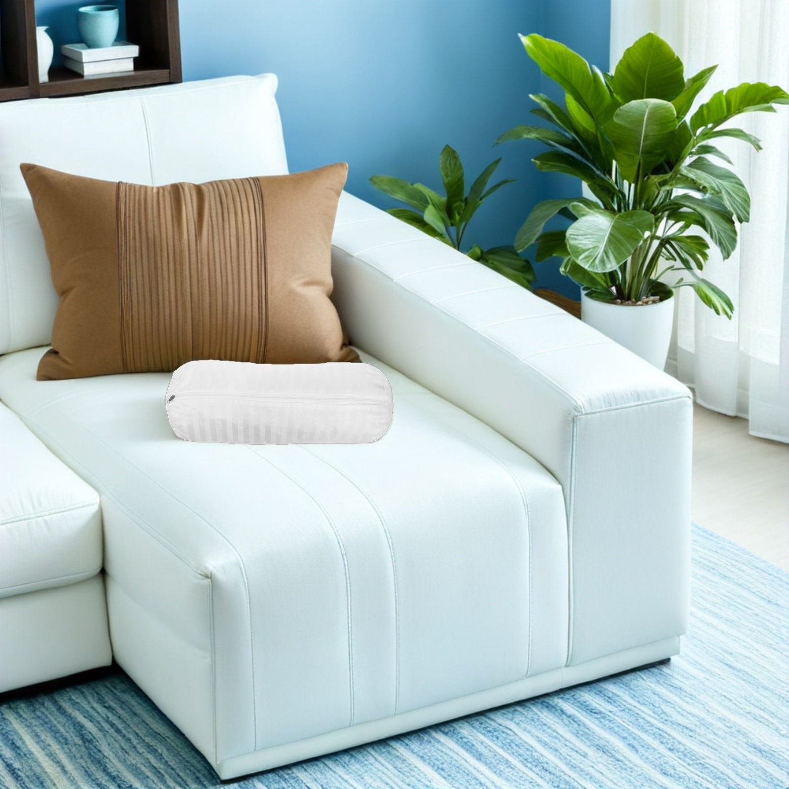 2 Adet Yuvarlak Fermuarlı Yast - Bolster Cushion Round incelemesi ve fiyatı