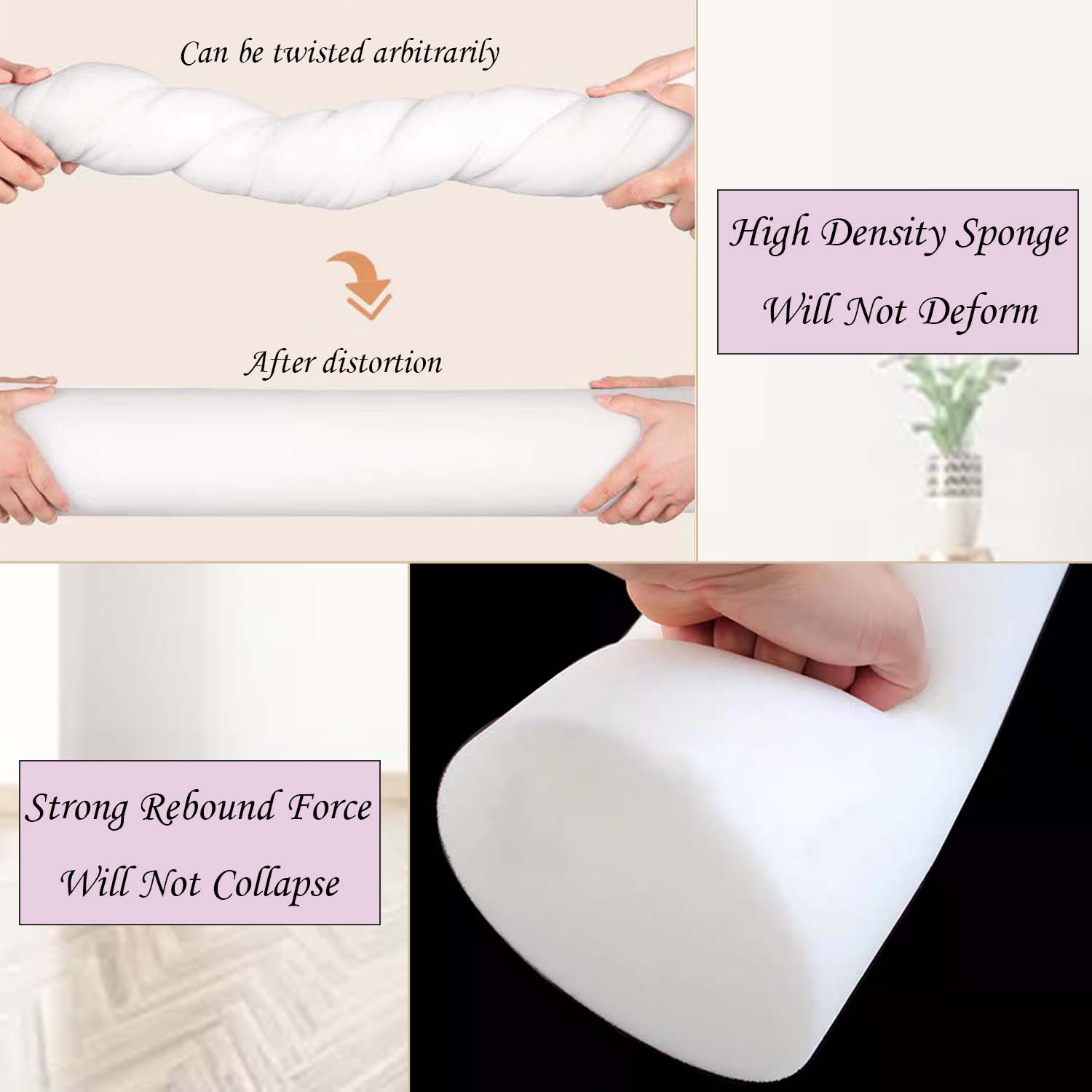 Uzun Yuvarlak Yastık, Fermuarl - Bolster Cushion Round incelemesi ve fiyatı