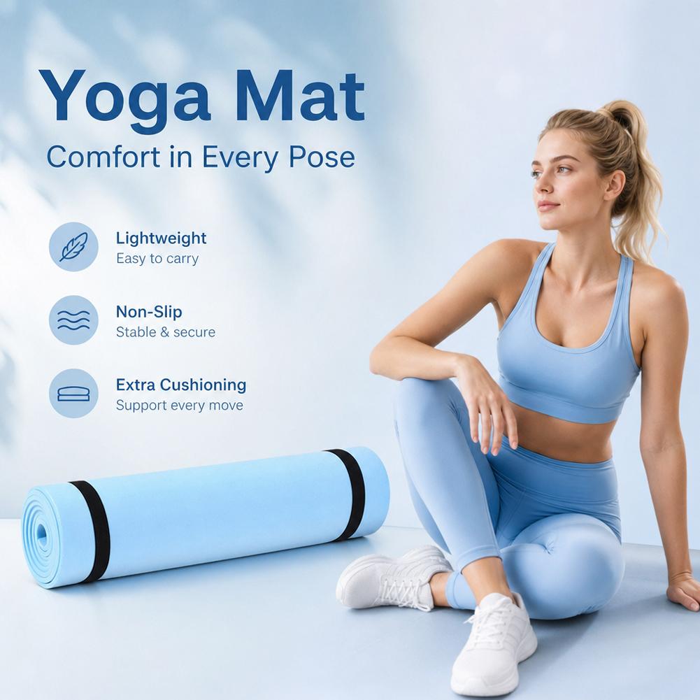 1/2 adet kalın Yoga matı kayma - Pilates Yoga Mat incelemesi ve fiyatı